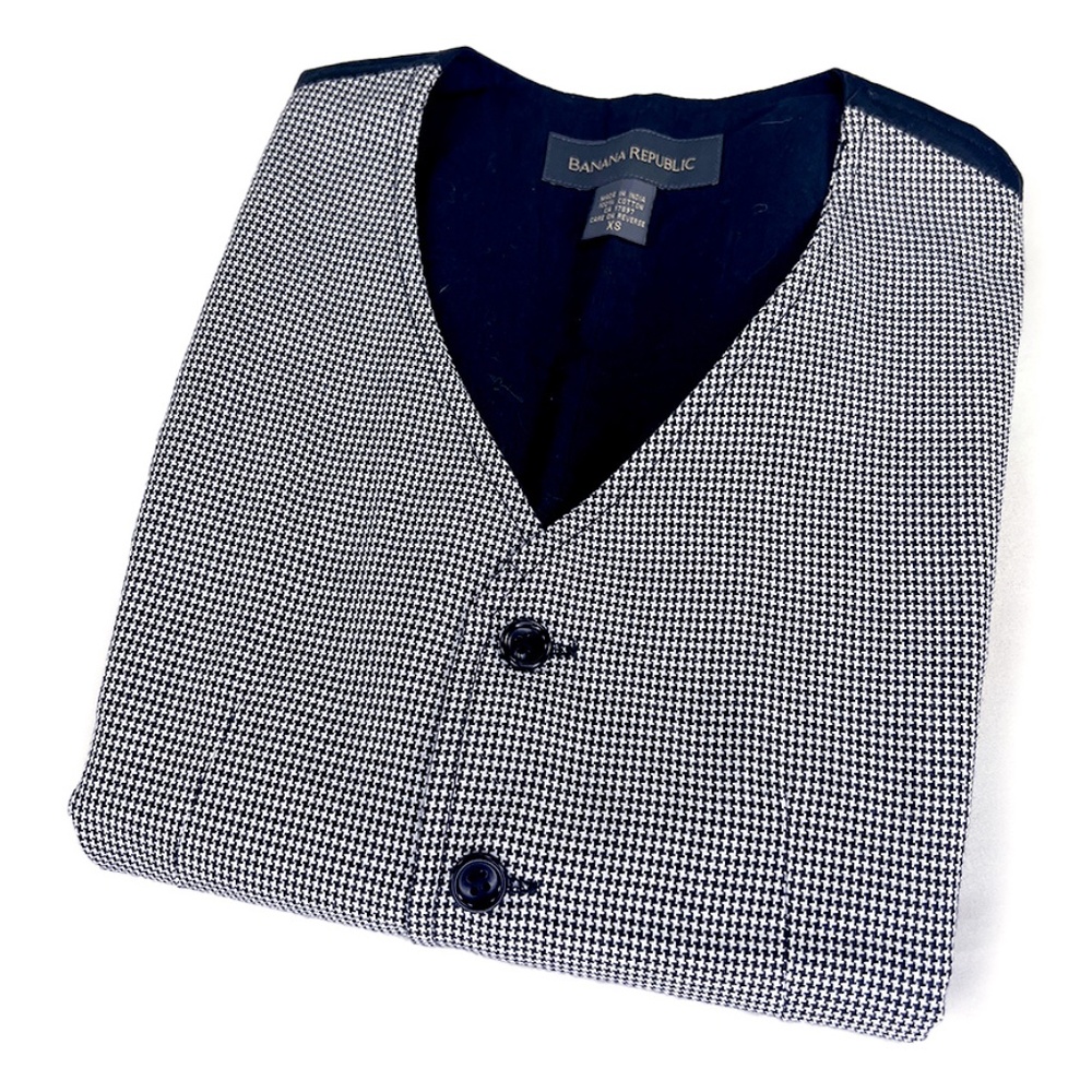 Banana  Republic Vintage Houndstooth Vest